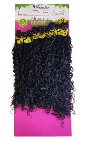 imagem de Cabelo Cacheado Ms Tina Super Proteína  330g Moda Caipira Luxo Plus Modern Girl