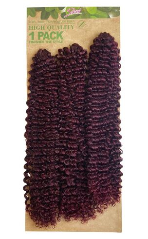 imagem de Cabelo cacheado orgânico tulipa crochet braid true me sleek 250g