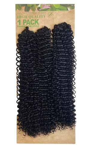 imagem de Cabelo cacheado orgânico tulipa crochet braid true me sleek 250g