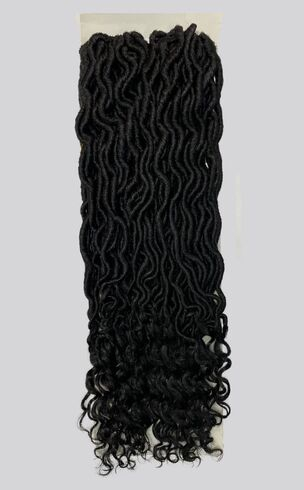 imagem de Cabelo Goddess Faux Locs 300 gramas Black Beauty