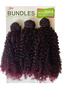 imagem do produto  Cabelo Orgnico Goivo Bundle Cacheado  300G