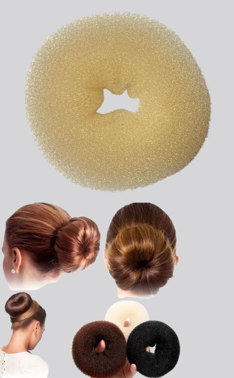 imagem do produto Donut rosquinha hair para coque tamanho g 10cm