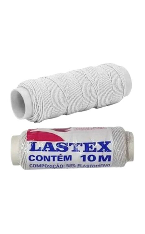 imagem do produto Fio lastex elstico 10 metros so jos 0,8mm unidade desenho do tecido liso