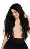 imagem do produto  Peruca lace front nicole orgnica repartio livre aspecto natural ondulada 85cm