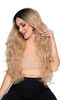 imagem do produto  Peruca lace front nicole orgnica repartio livre aspecto natural ondulada 85cm