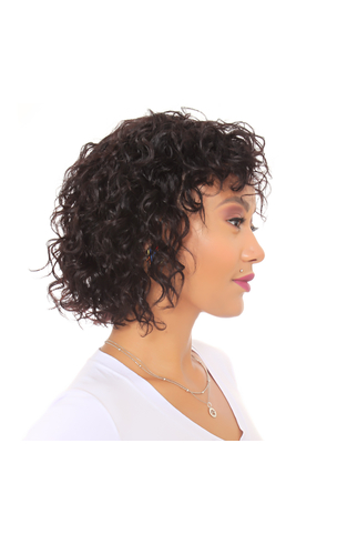 imagem de Peruca Wig Curta Cacheada Natural WH9101 cor 1B