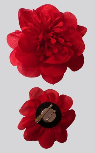 imagem de Presilha broche flor miolo