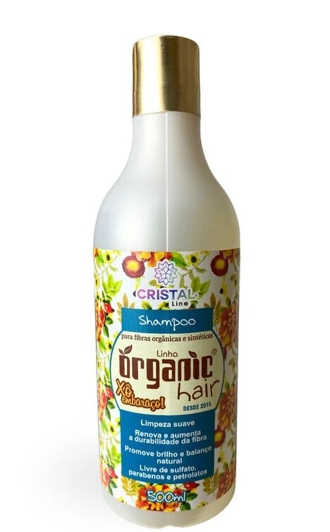 imagem do produto Shampoo Organic Hair Cristal Line para Cabelo Orgnico 500ml